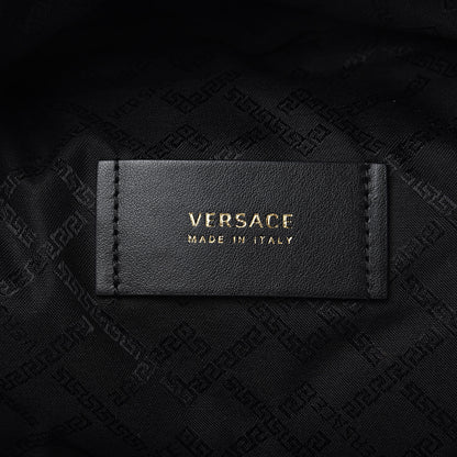 Versace Calfskin Embossed Palazzo Medusa Backpack Black 6 of 9