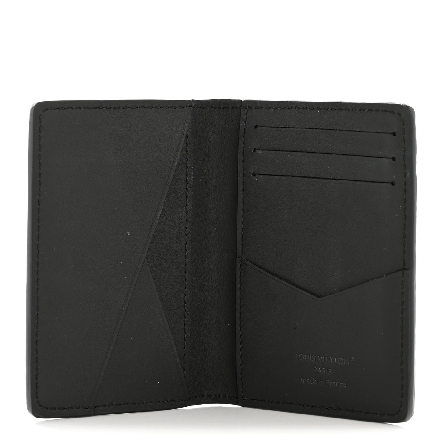 Taurillon Monogram Pocket Organizer Black