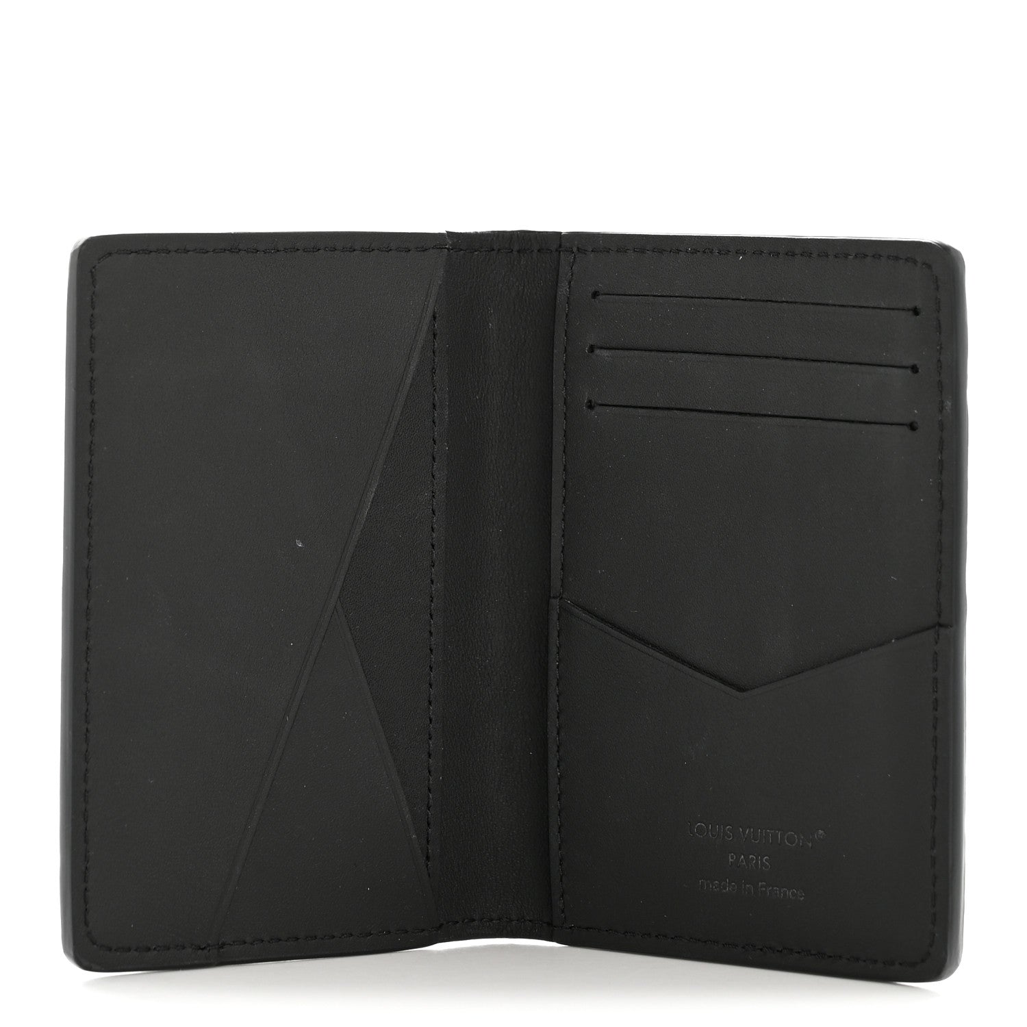 Louis Vuitton Taurillon Monogram Pocket Organizer Black 5 of 6