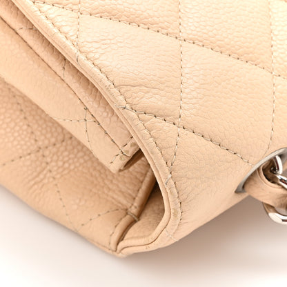 Chanel Caviar Quilted Jumbo Single Flap Beige 18 of 20