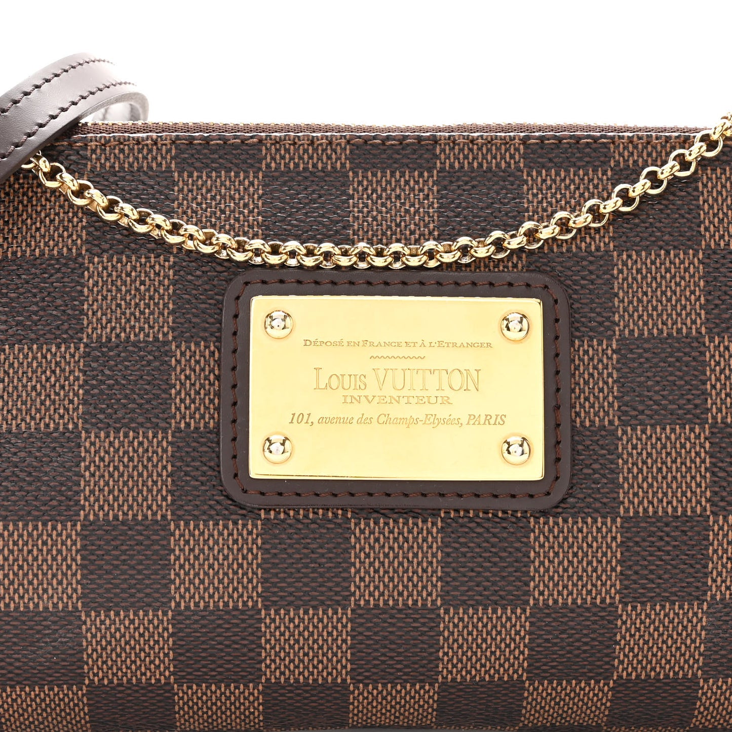 Damier Ebene Eva Clutch