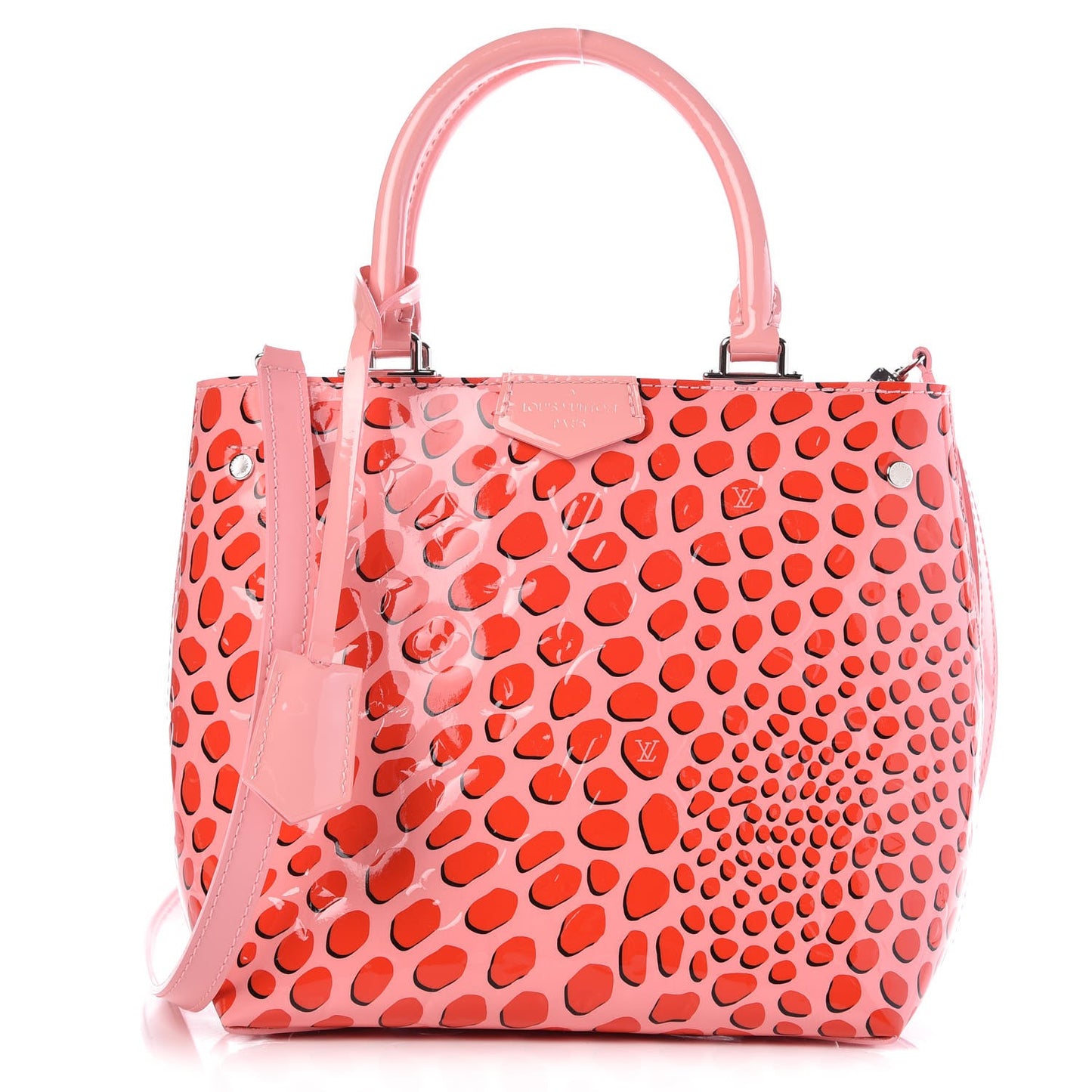 Vernis Jungle Dots Open Tote Sugar Pink Poppy