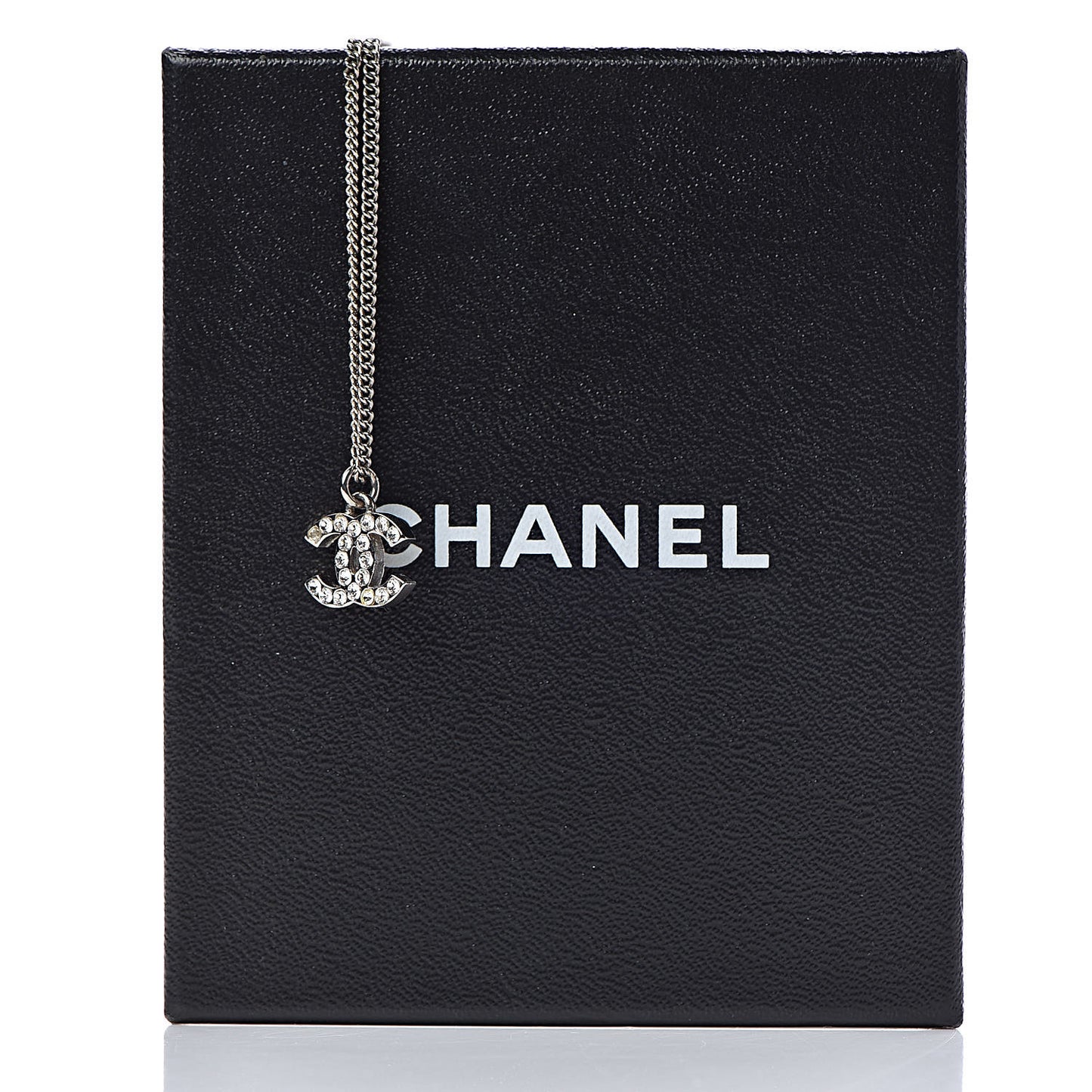 Crystal Timeless CC Necklace Silver