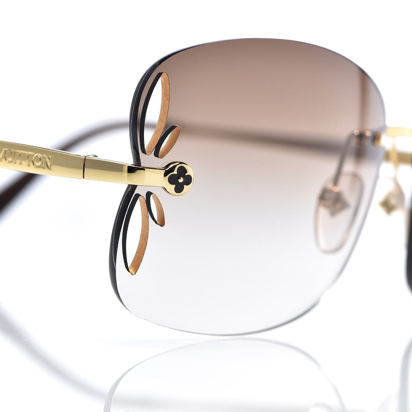 Lily Sunglasses Z0371U Brown Glitter