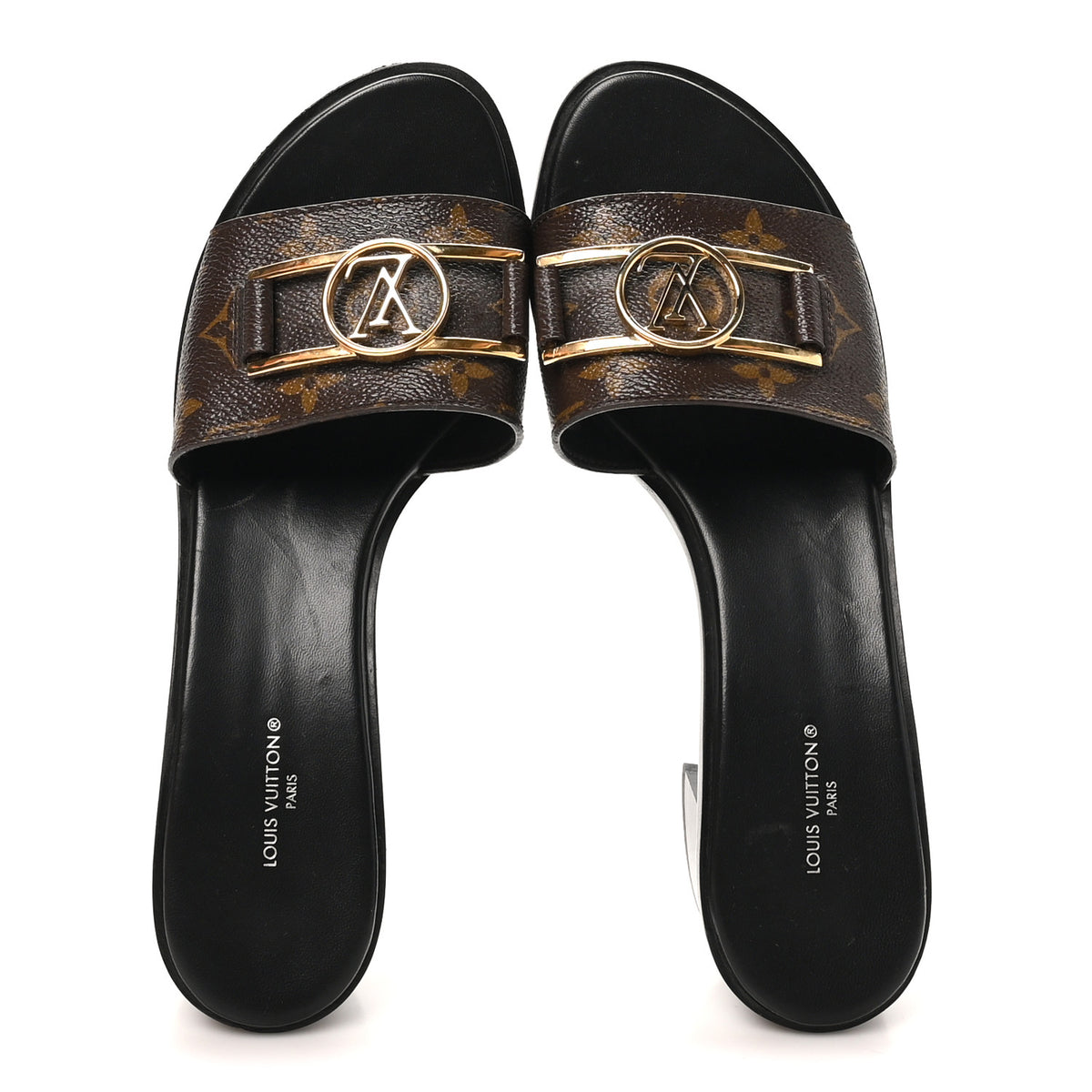 Louis Vuitton Monogram Lock It Mules 39 2 of 10
