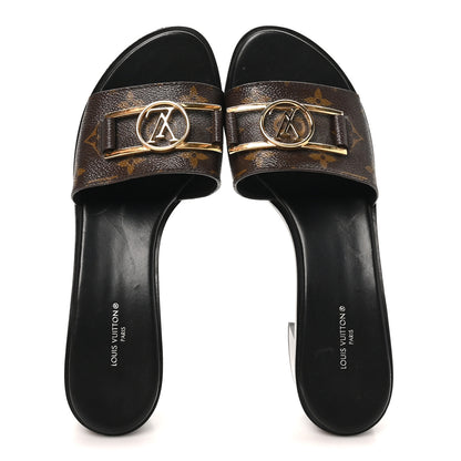 Louis Vuitton Monogram Lock It Mules 39 2 of 10
