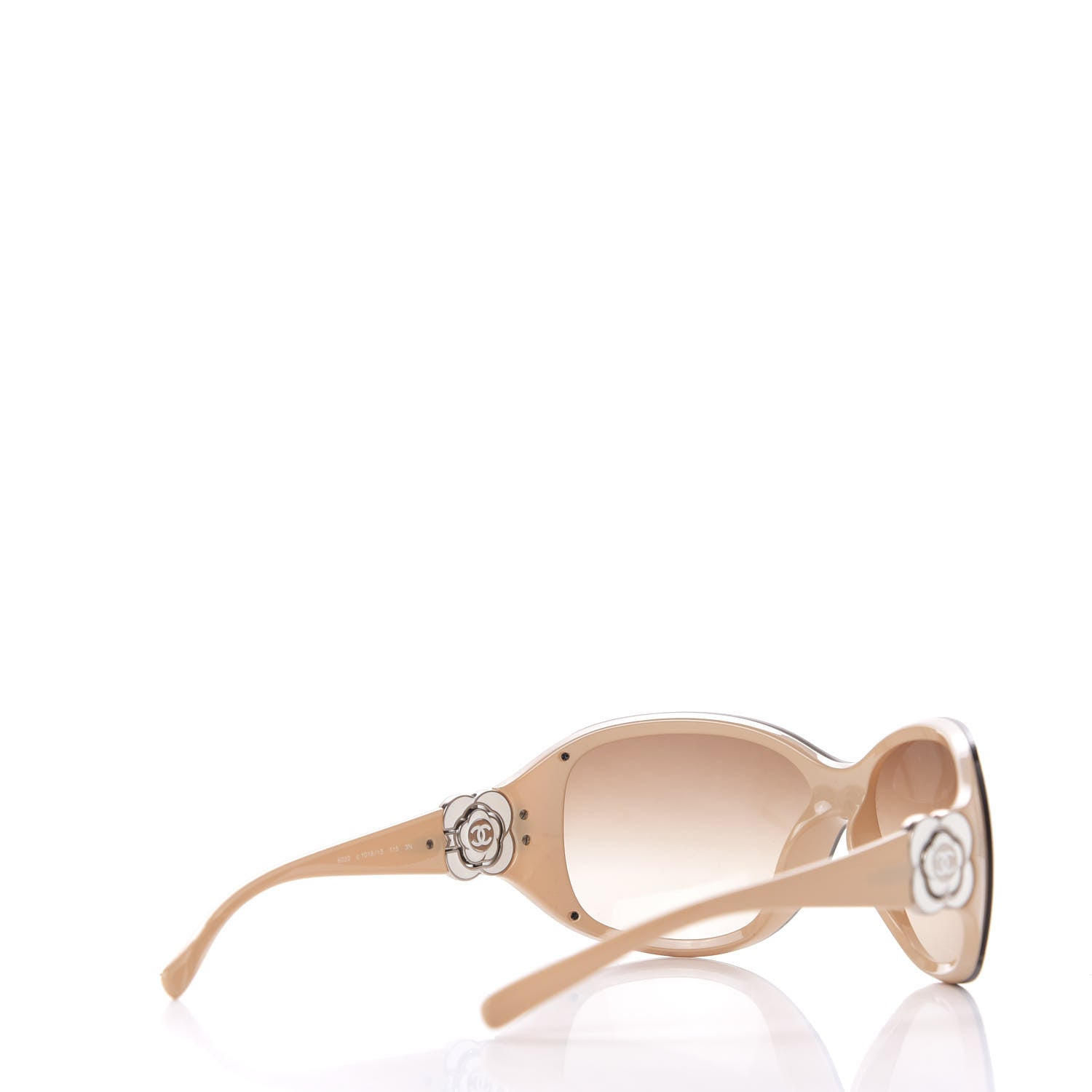 Chanel Camellia CC Sunglasses 6032 Beige 4 of 7