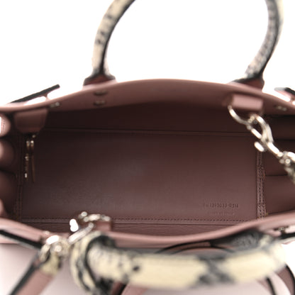 Saint Laurent Calfskin Python Embossed Nano Sac De Jour Powder Pink 5 of 10