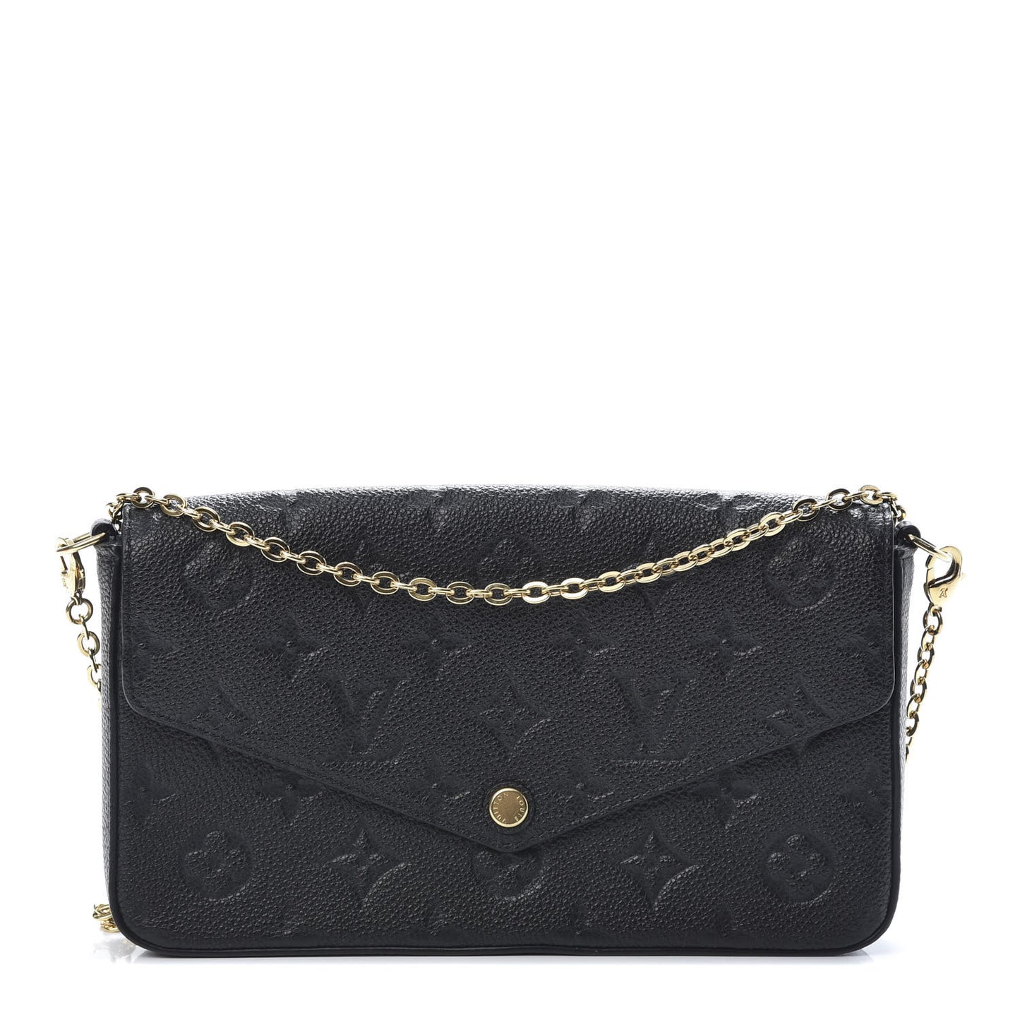 Empreinte Pochette Felicie Chain Wallet Black