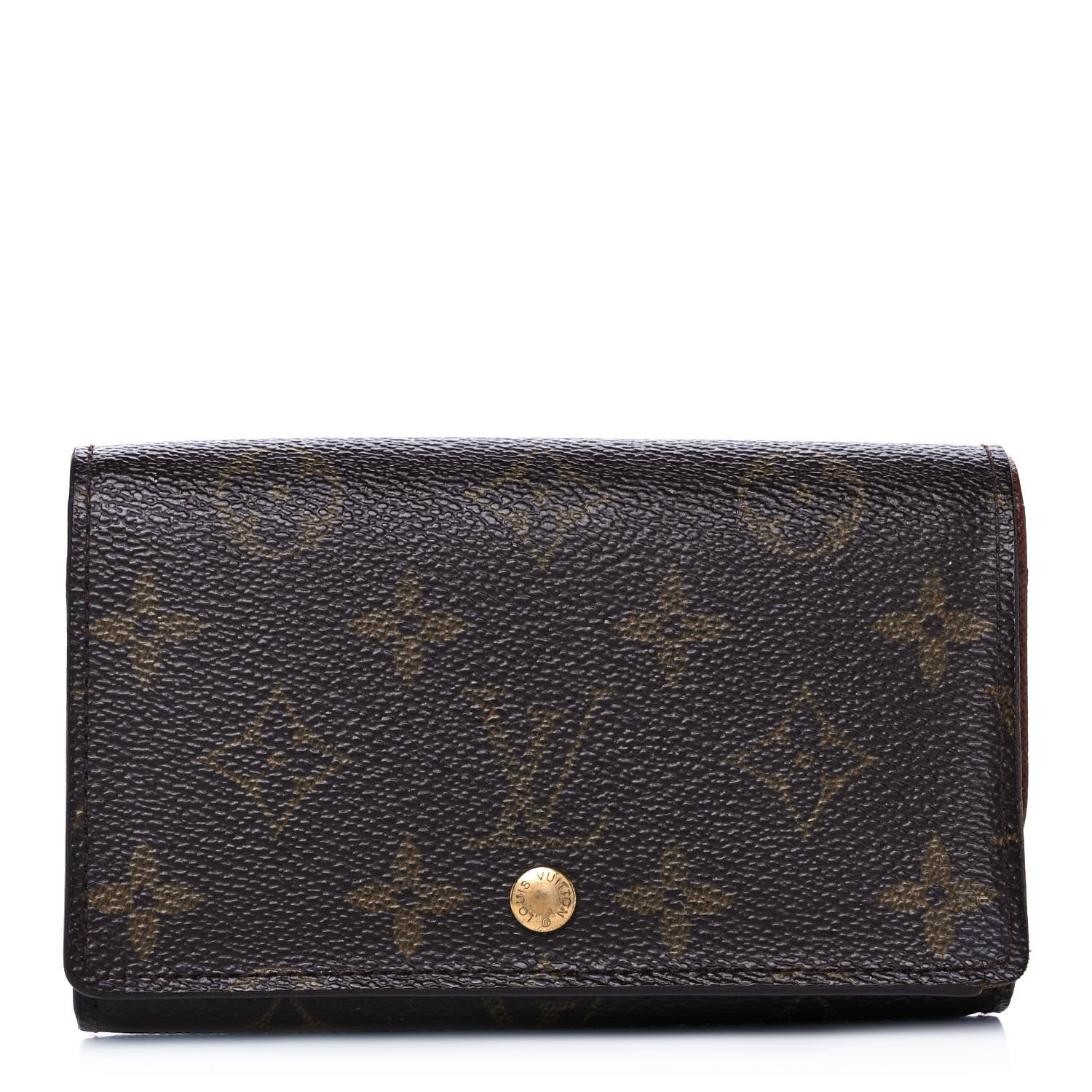 Louis Vuitton Monogram Porte-Monnaie Tresor Wallet 1 of 15