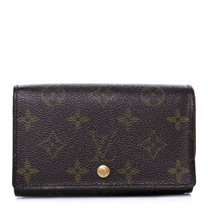 Louis Vuitton Monogram Porte-Monnaie Tresor Wallet 1 of 15