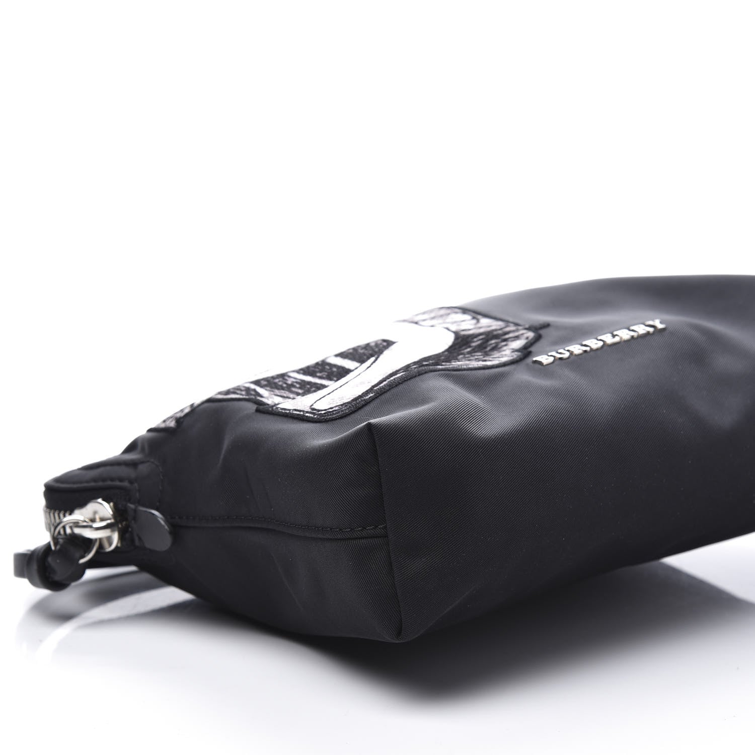 Burberry Nylon Pallas Head Zip Pouch Black 5 of 9