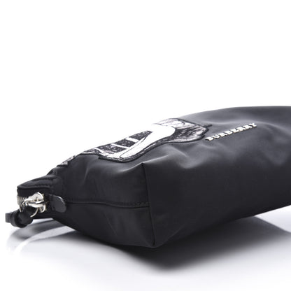 Burberry Nylon Pallas Head Zip Pouch Black 5 of 9