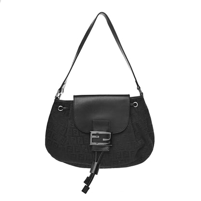 Fendi Zucchino Baguette Black 1 of 16
