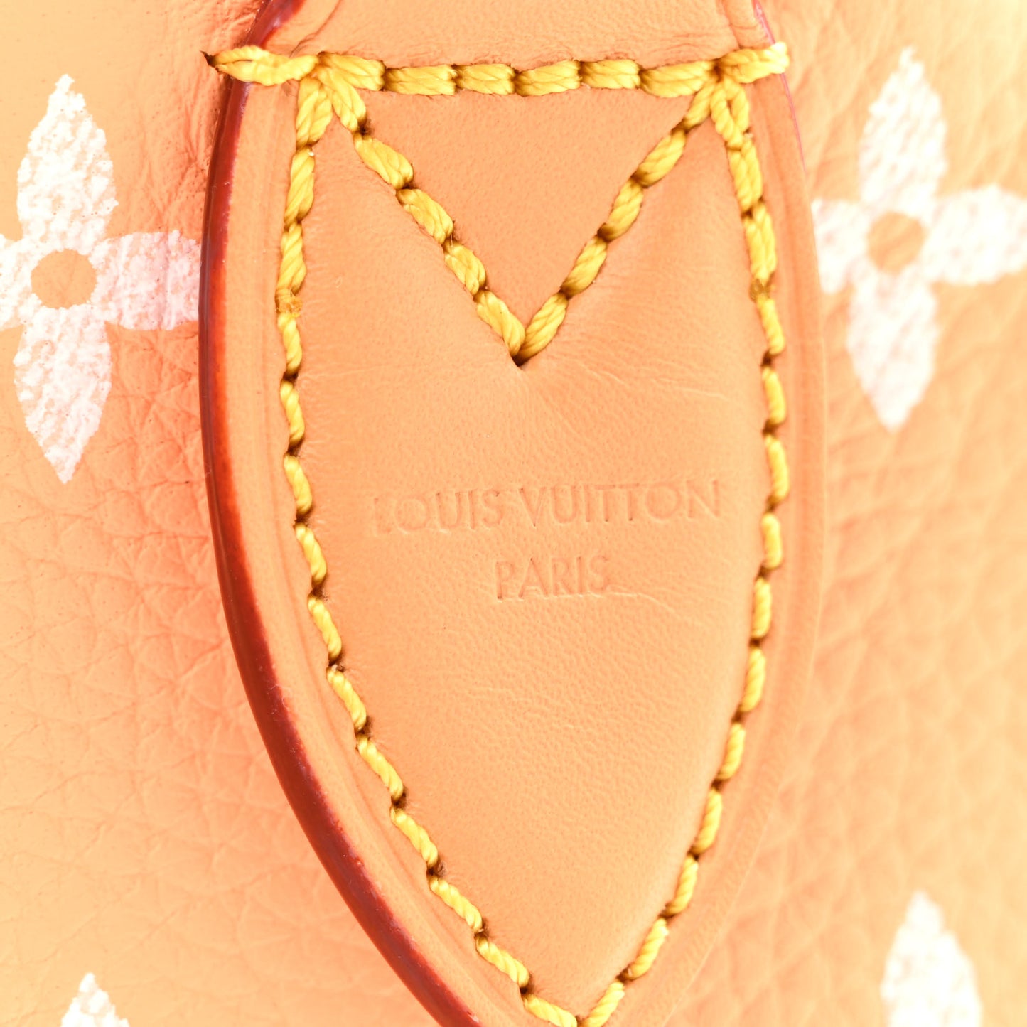 Calfskin Monogram Speedy P9 Bandouliere 25 Summer Peach