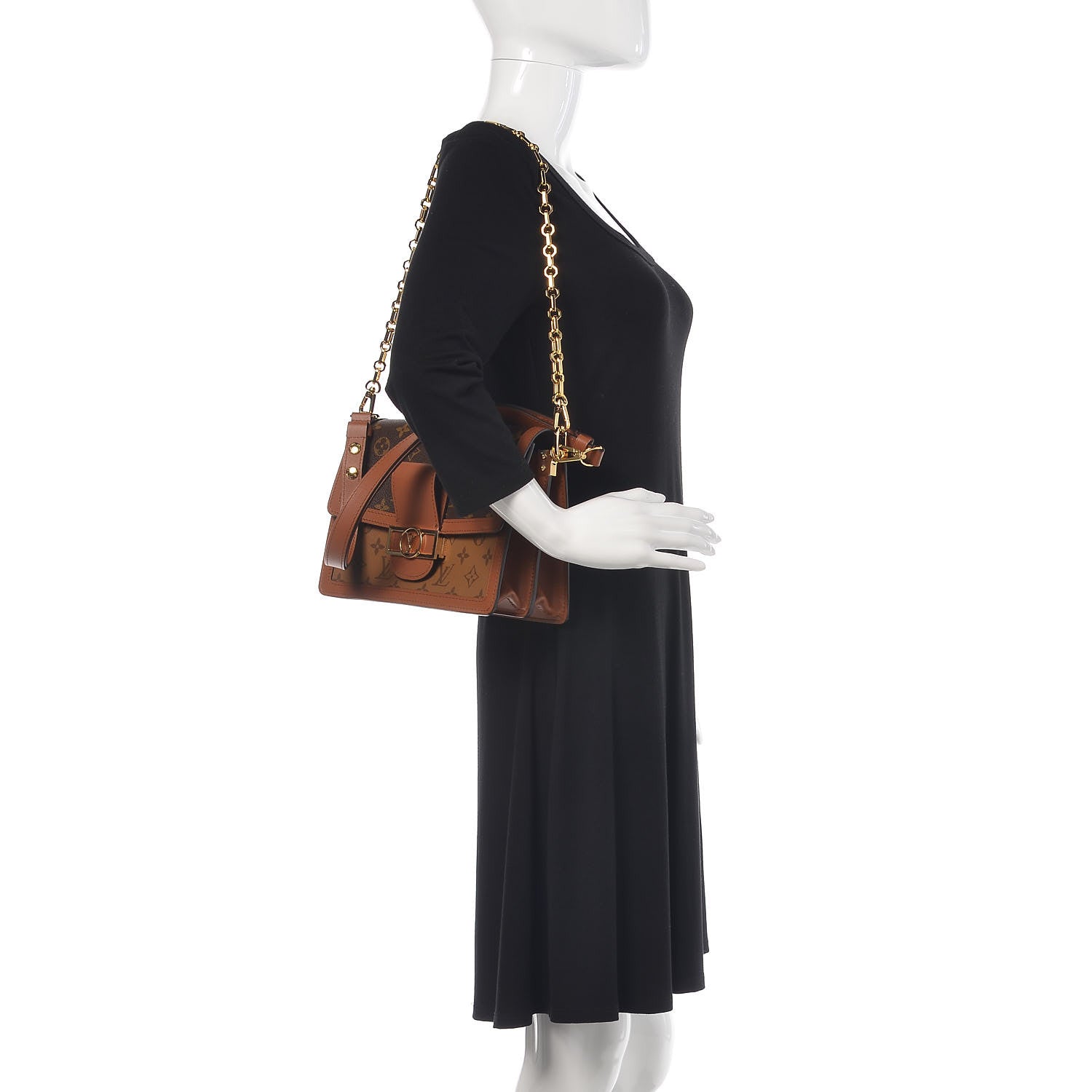Louis Vuitton Reverse Monogram Dauphine MM 3 of 10