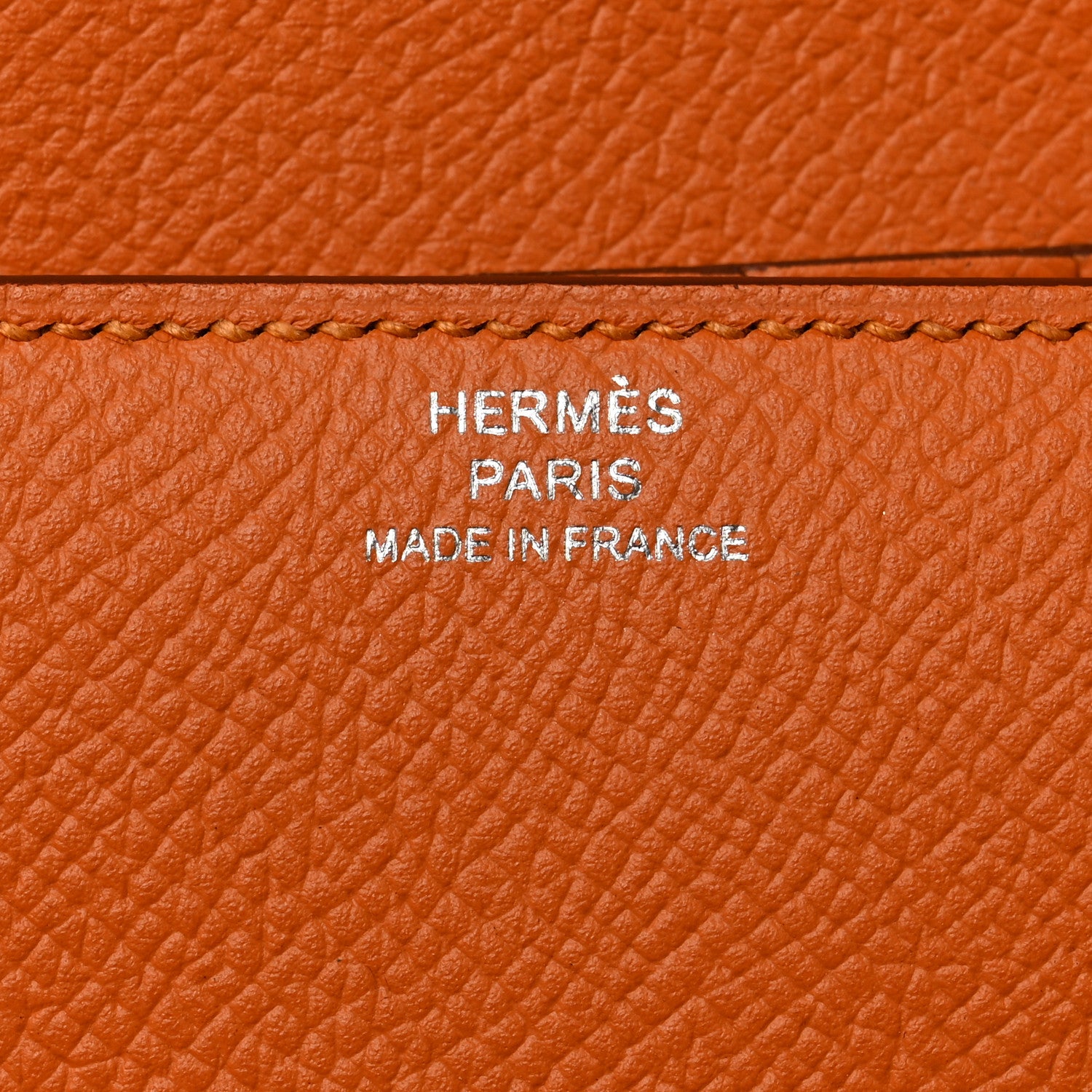 Hermes Epsom Clic 12 Wallet Orange 7 of 10