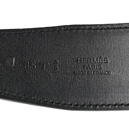 Hermes Epsom Chamonix 42mm Constance 2 H Belt 85 Etain Black 5 of 5