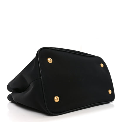 Prada Tessuto Nylon Soft Calf Small Tote Black 4 of 10