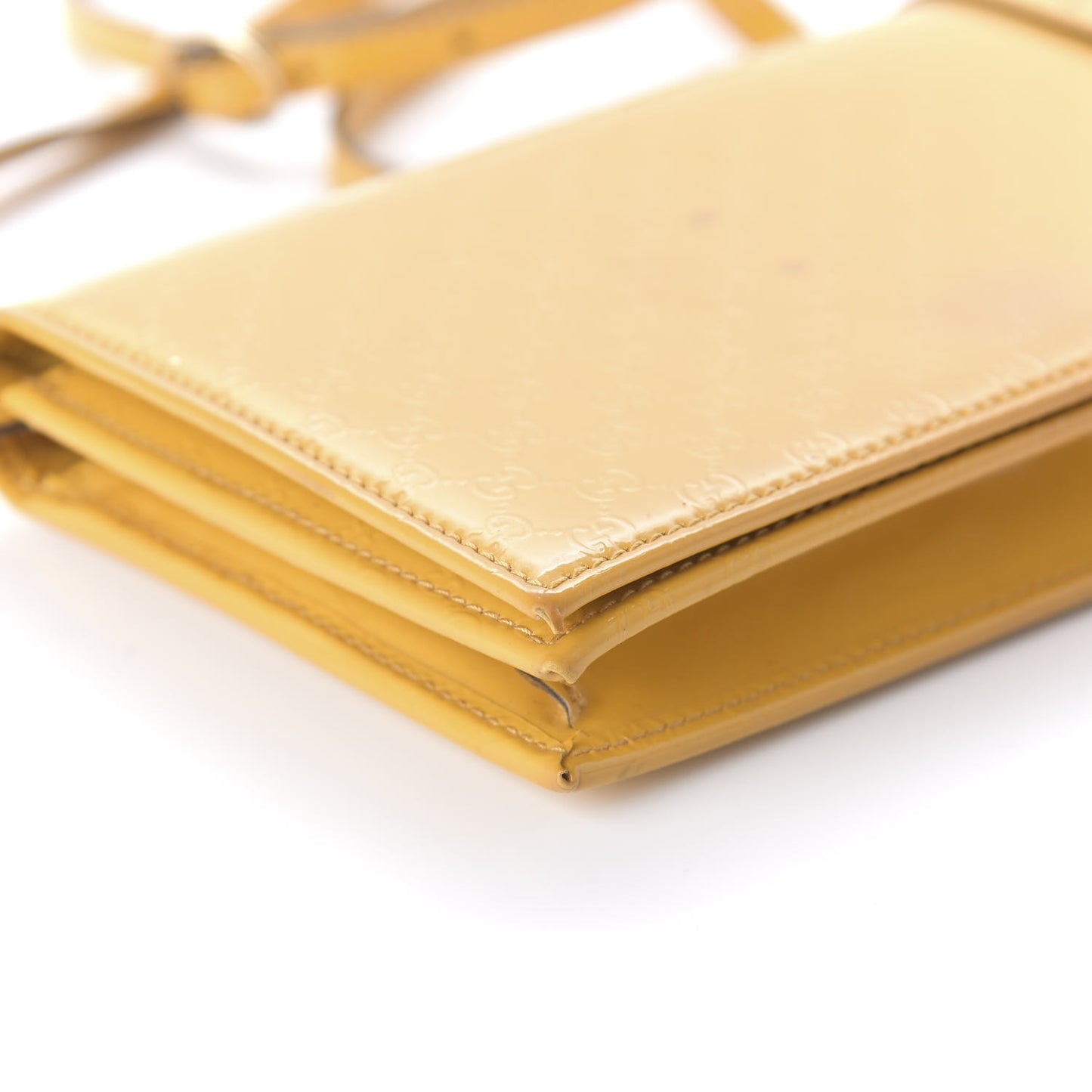 Patent Microguccissima Mini Nice Wallet Bumblebee