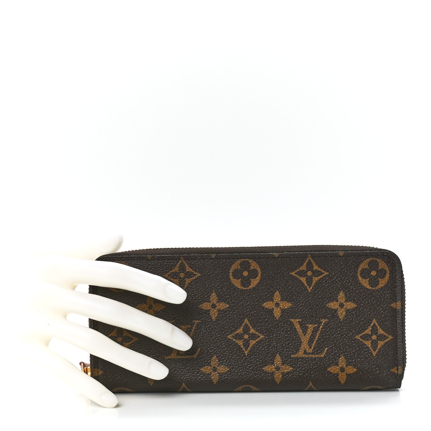 Louis Vuitton Monogram Clemence Wallet Rose Ballerine 2 of 11