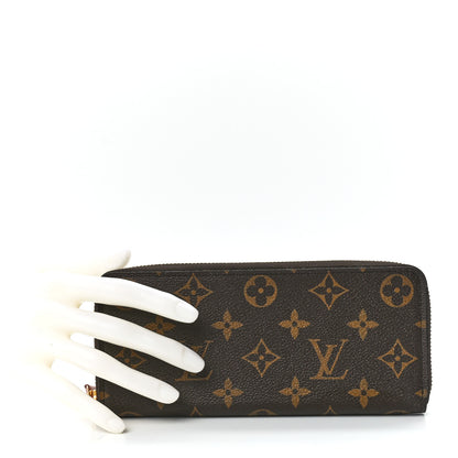 Louis Vuitton Monogram Clemence Wallet Rose Ballerine 2 of 11