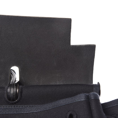 Hermes Toile Vache Calfskin Herbag 39 MM Black 16 of 24