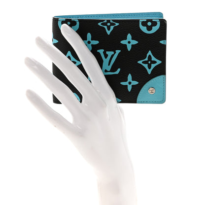 Louis Vuitton Monogram Playground Slender Wallet Black 2 of 7