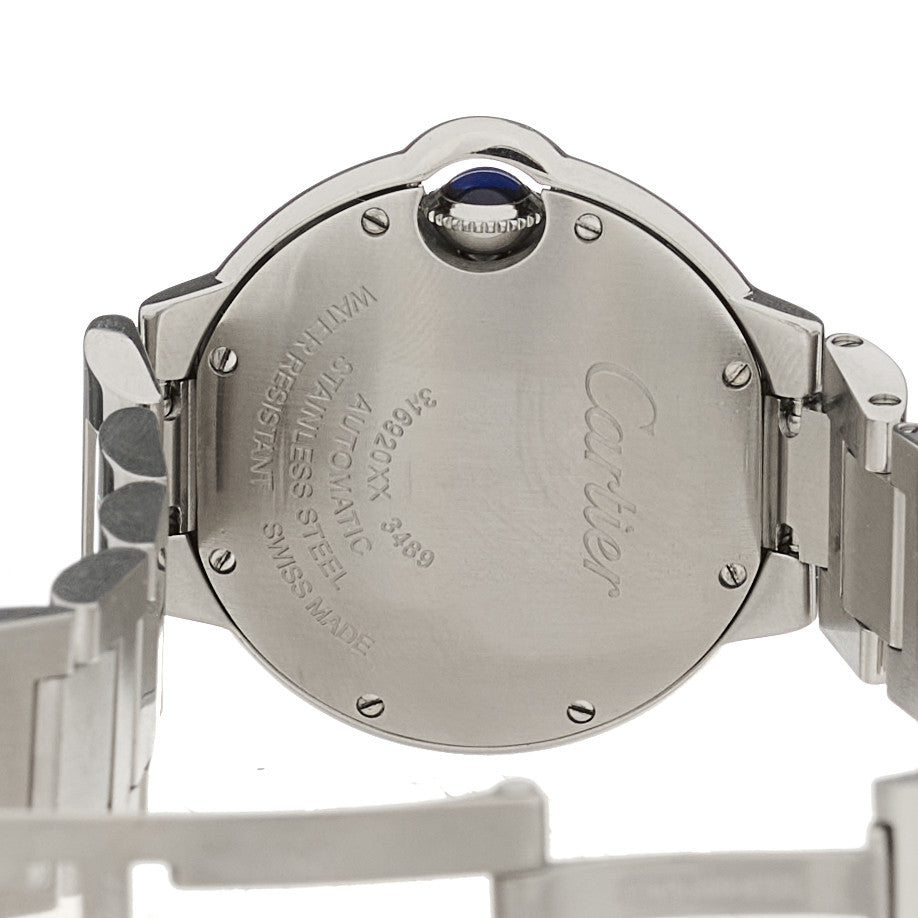 Cartier Stainless Steel 33mm Ballon Bleu De Cartier Automatic Watch 4 of 5