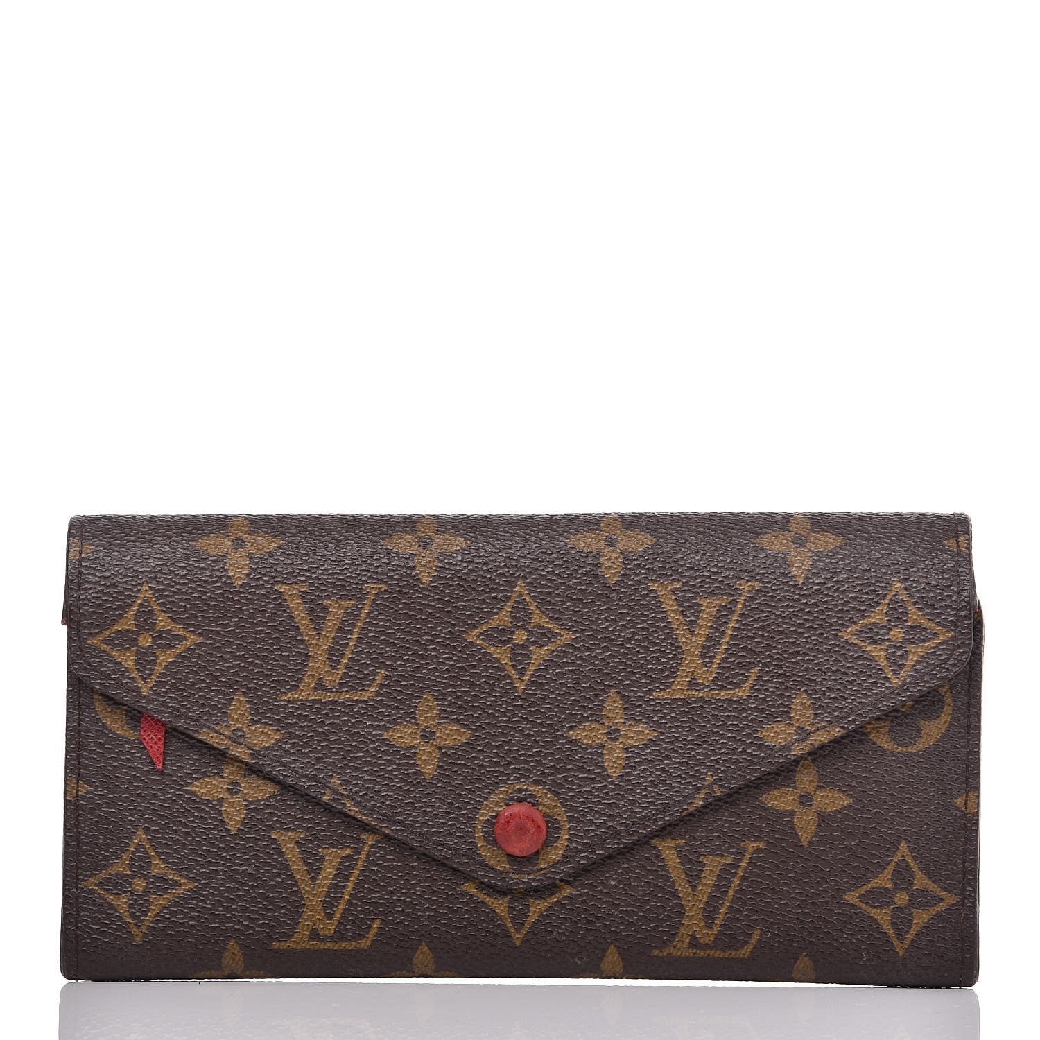Louis Vuitton Monogram Josephine Wallet Red 1 of 13