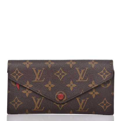 Louis Vuitton Monogram Josephine Wallet Red 1 of 13