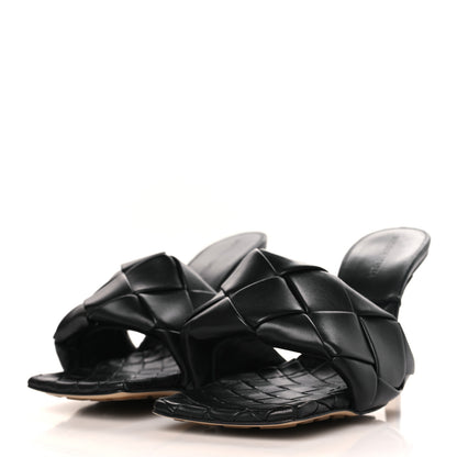 Bottega Veneta Nappa Maxi Intrecciato Lido Mule Sandals 39 Black 3 of 7