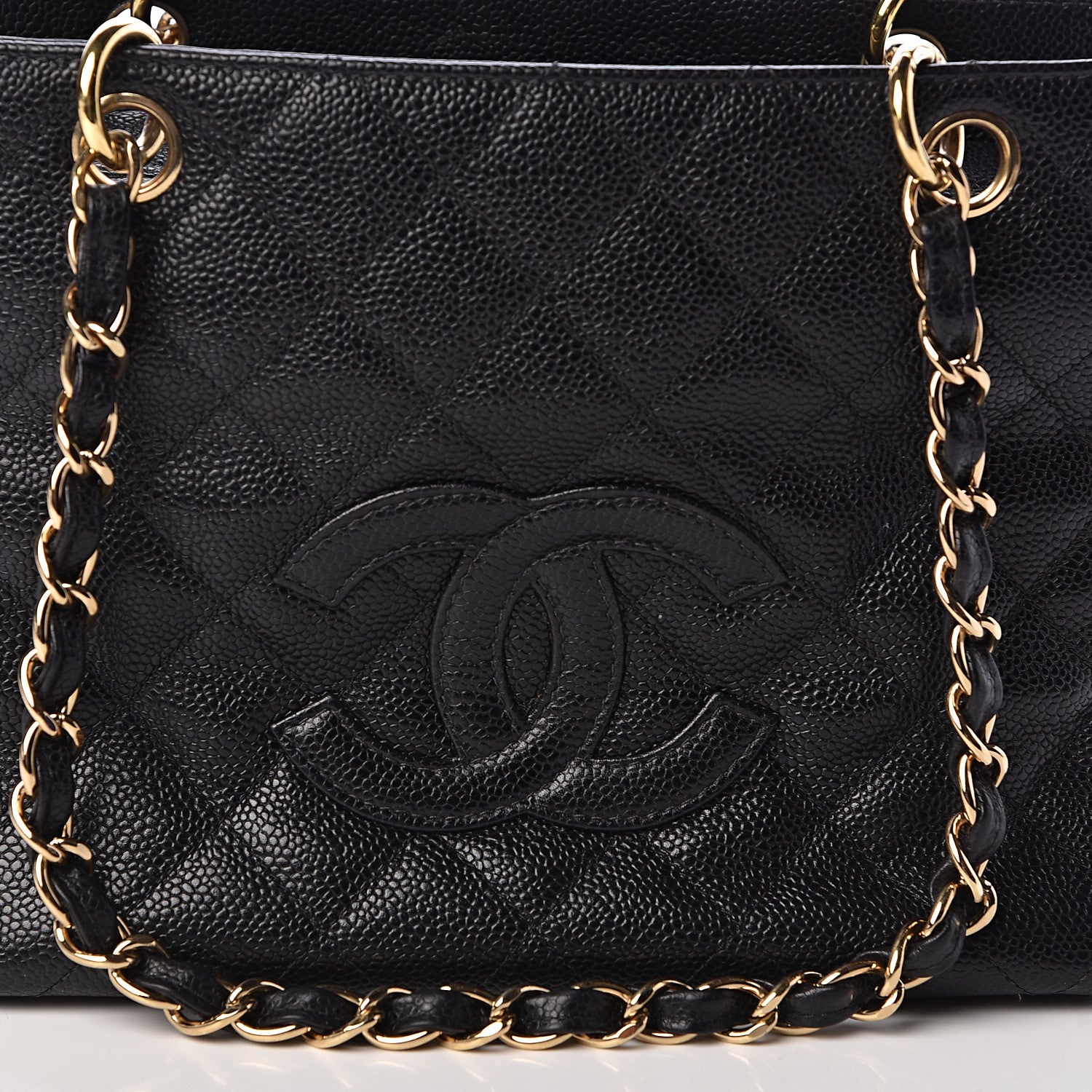 Chanel Caviar Quilted Petit Timeless Tote PTT Black 8 of 10