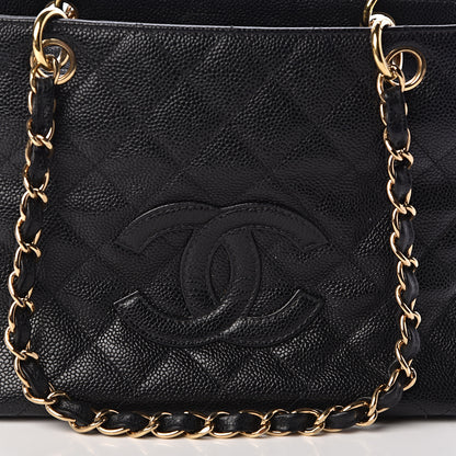 Chanel Caviar Quilted Petit Timeless Tote PTT Black 8 of 10
