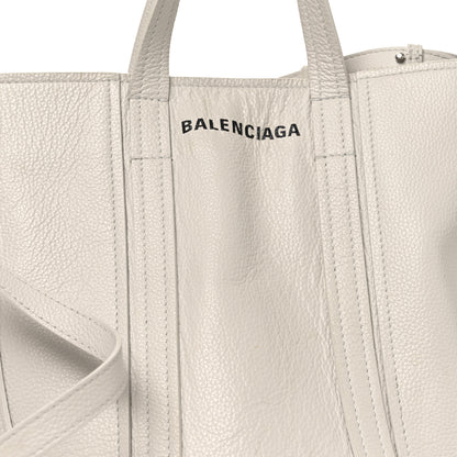 Balenciaga Grained Calfskin XS Everyday North South Shoulder Tote Bag White 7 of 9