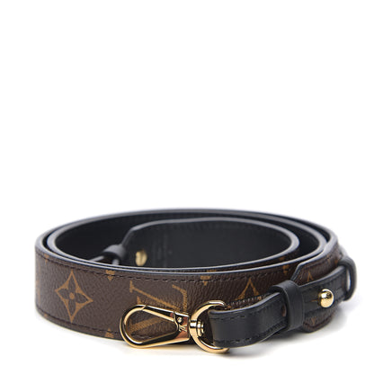 Louis Vuitton Monogram Bandouliere Shoulder Strap XL Black 1 of 2
