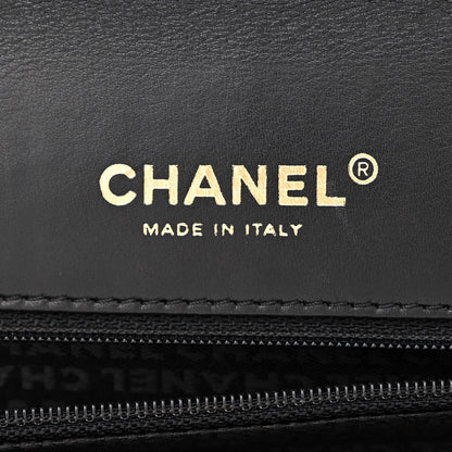 Chanel Calfskin Vertical Quilted Single Flap Black 6 of 12