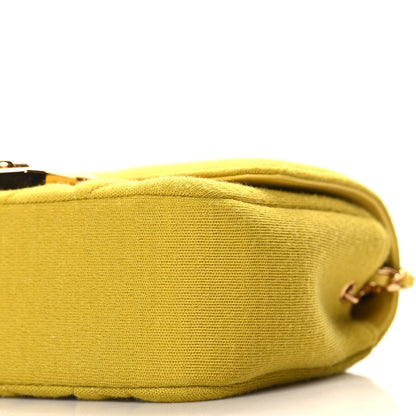 Chanel Jersey Quilted Mini Chic With Me Flap Yellow 10 of 10