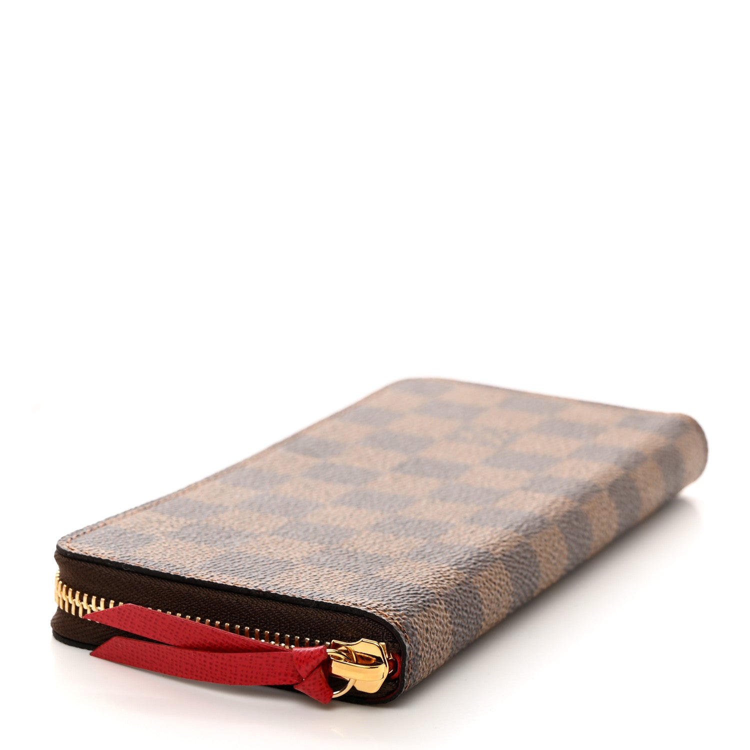 Louis Vuitton Damier Ebene Clemence Wallet Cherry 4 of 8