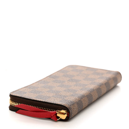 Louis Vuitton Damier Ebene Clemence Wallet Cherry 4 of 8