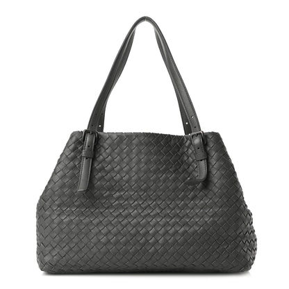 Bottega Veneta Nappa Intrecciato Large Seamless Tote New Light Grey 1 of 9