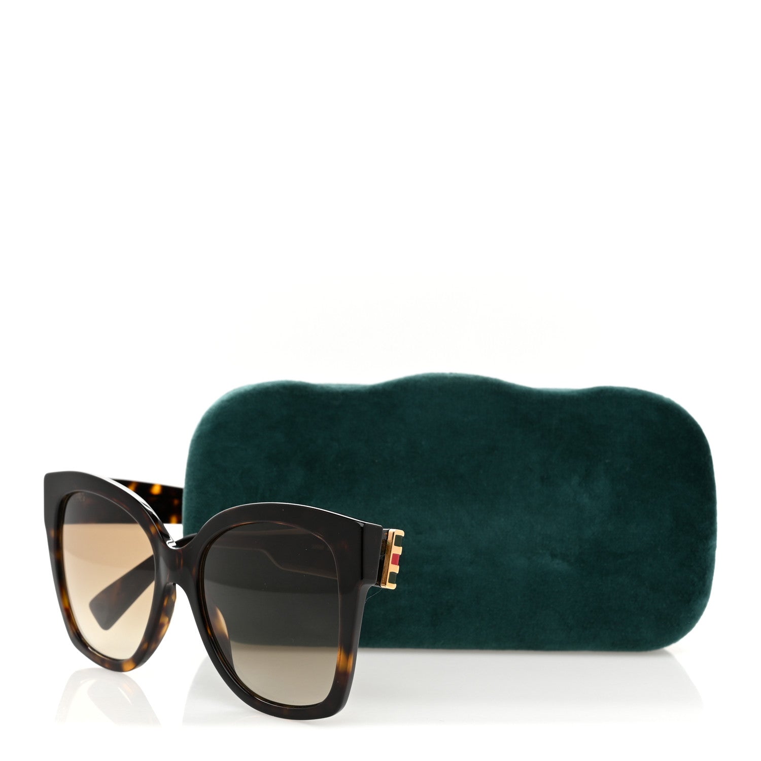 Gucci Acetate Square Frame Sunglasses GG0459S Tortoise 8 of 8