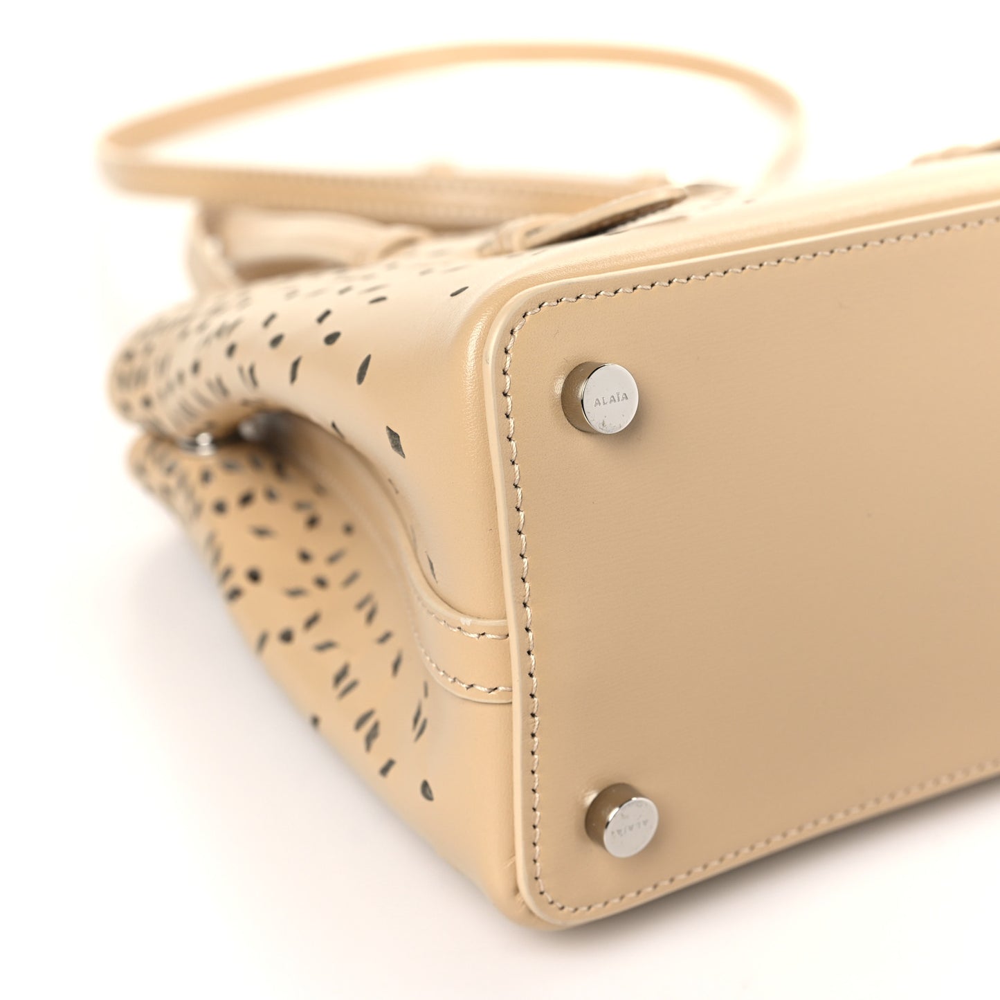 Palmelatto Calfskin Fiori Degrade Mina 20 Bag Sable