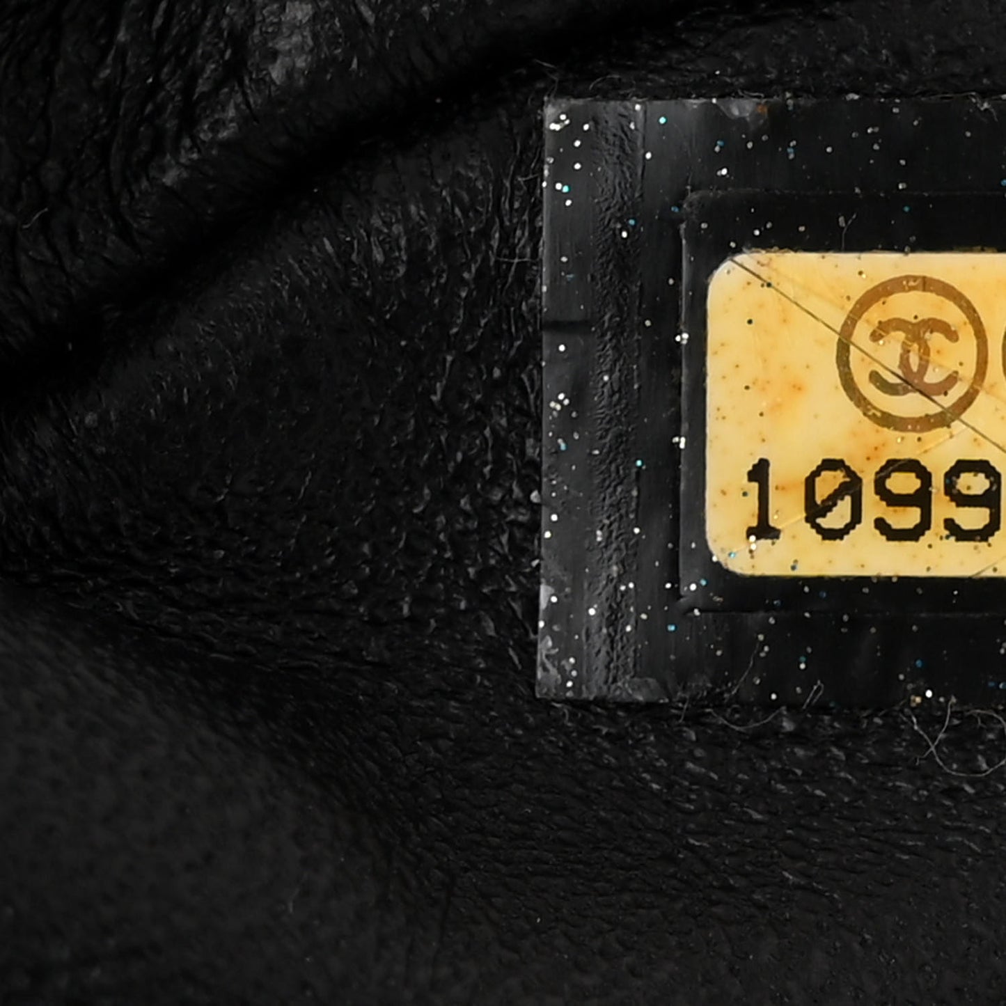 Calfskin Quilted CC Shoulder Bag Black