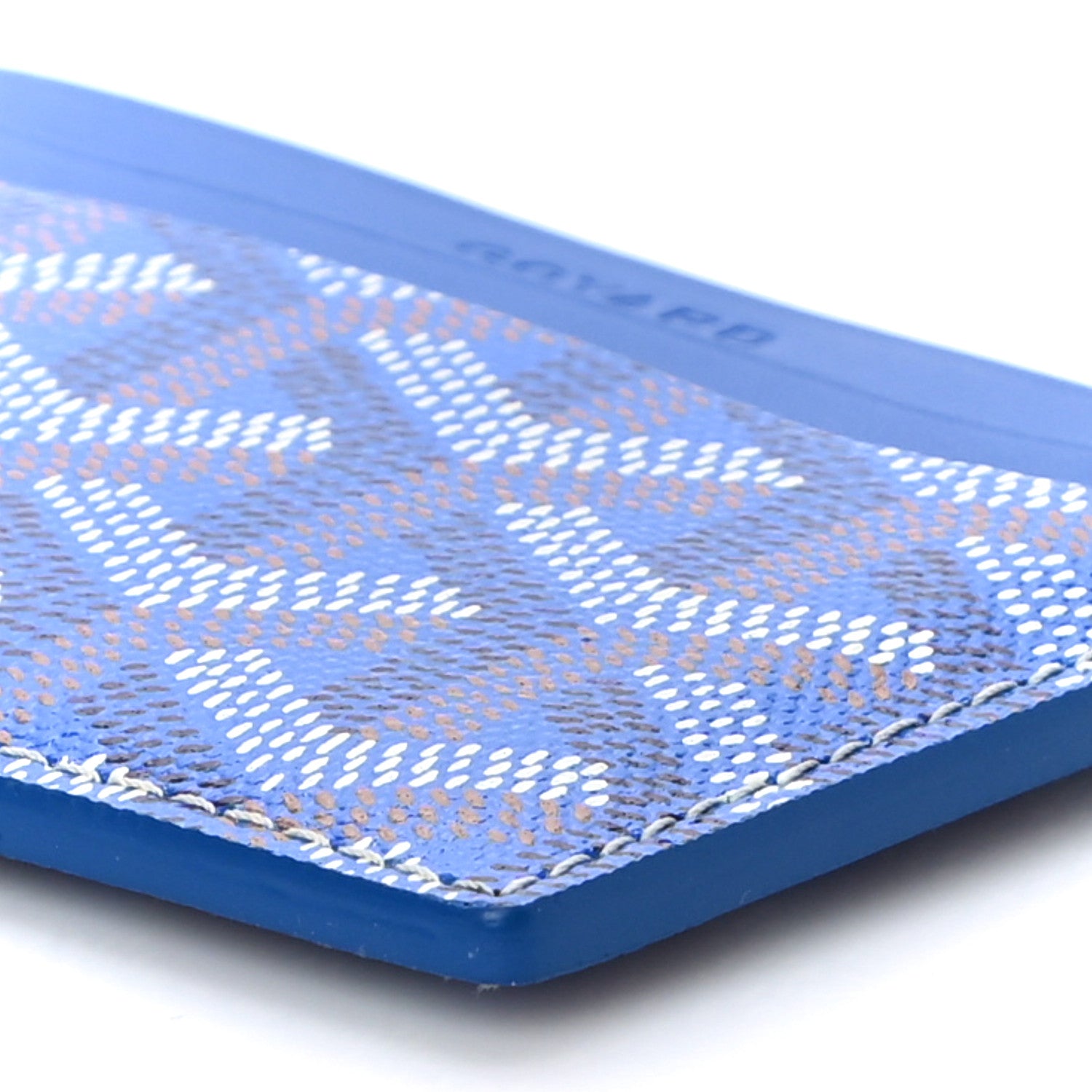 Goyard Goyardine Saint Sulpice Card Holder Sky Blue 9 of 9