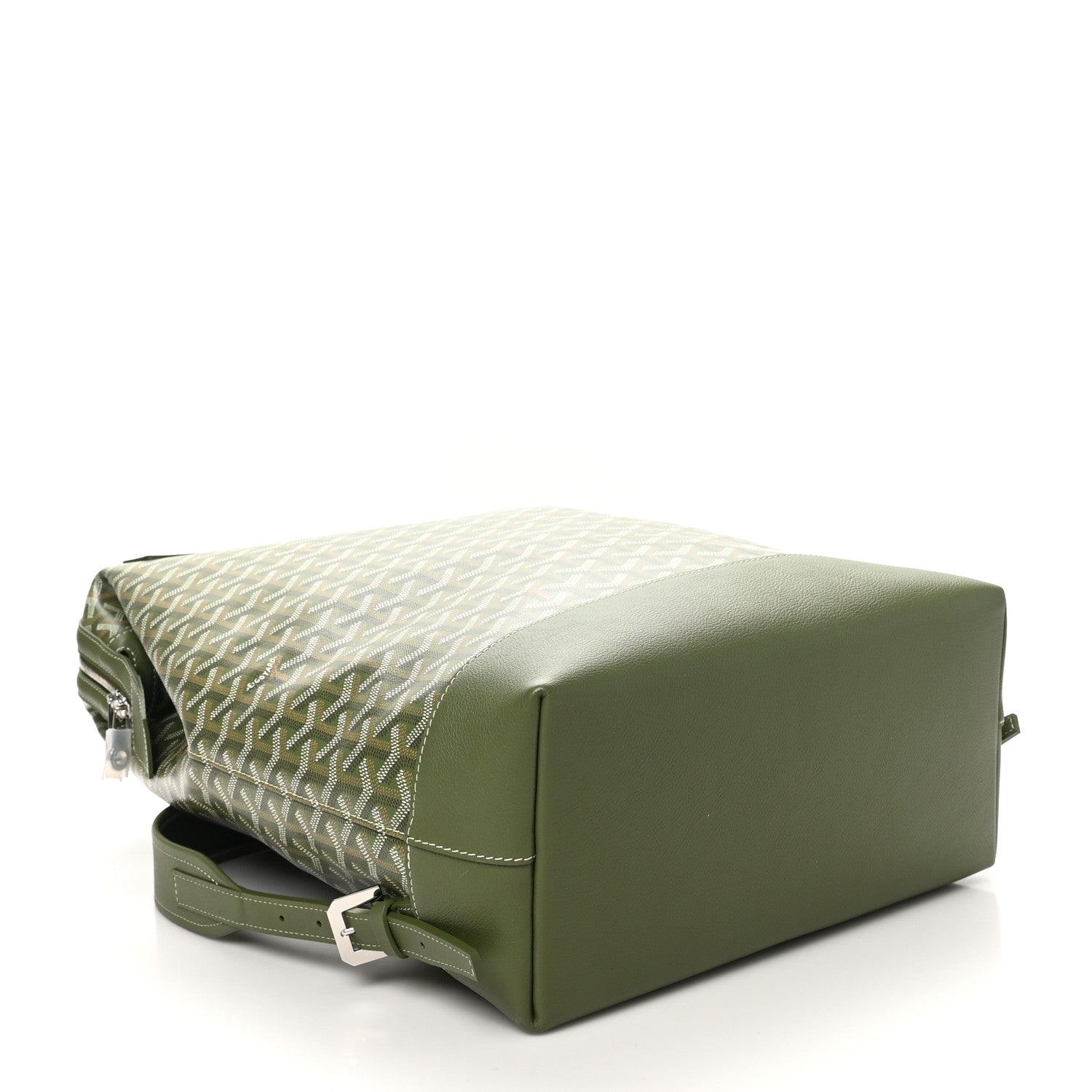 Goyard Goyardine Calfskin Cisalpin MM Backpack Khaki 4 of 9