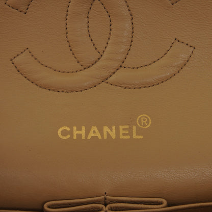 Chanel Lambskin Quilted Medium Double Flap Beige 6 of 8