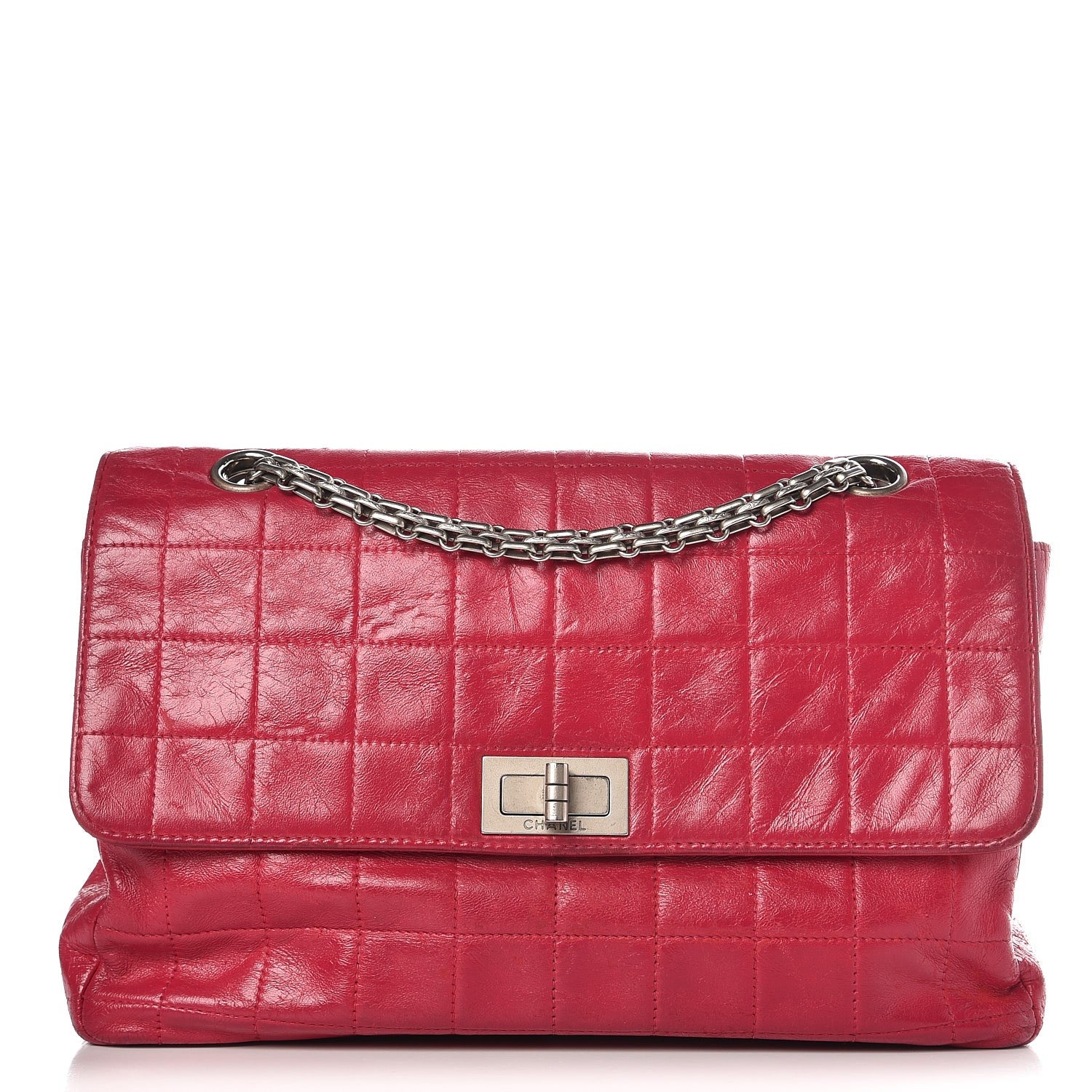 Chanel Aged Calfskin Chocolate Bar Reissue Mademoiselle Flap Pink 1 of 15