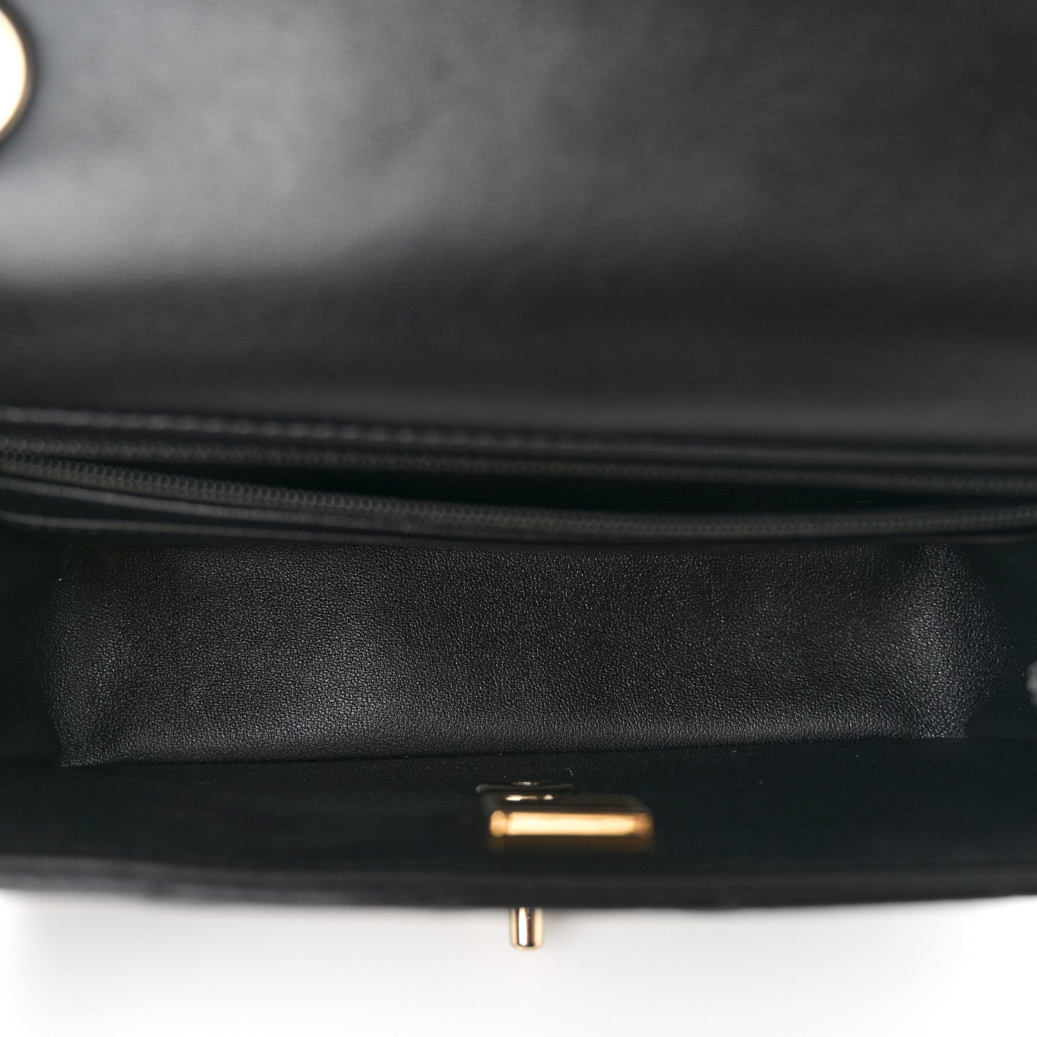Chanel Lambskin Quilted Mini Rectangular Flap Black 5 of 10