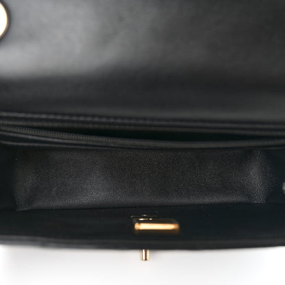 Chanel Lambskin Quilted Mini Rectangular Flap Black 5 of 10